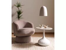 Стол журнальный SIGNAL SALO B белый/белый 50/49