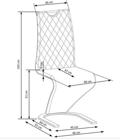 Стул HALMAR K442 темно-зеленый