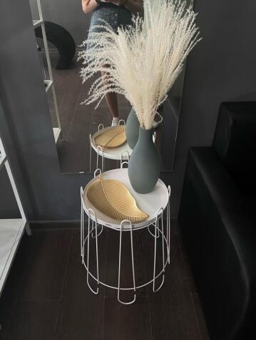 Стол журнальный Sheffilton SHT-CT6 артикул СЖ-83 белый муар