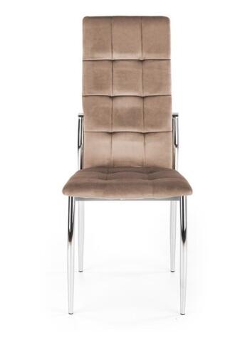 Стул HALMAR K416 бежевый/хром