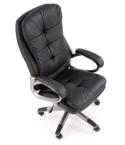 Кресло компьютерное HALMAR PRESTON черный/серебристый