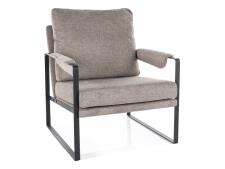 Кресло SIGNAL FOCUS Brego 34 бежевый/черный мат