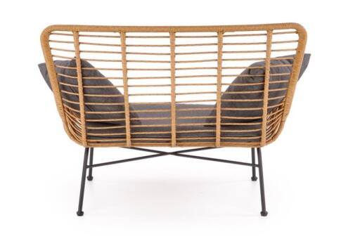 Софа HALMAR IKARO XL натуральный/черный