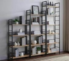 Стеллаж SIGNAL RAW R6 дуб/черный