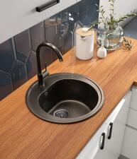 Кухонная мойка GRANFEST RONDO R-510 черный