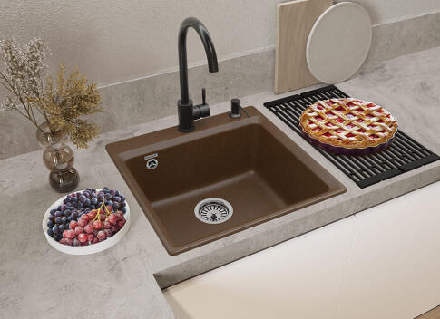Кухонная мойка GRANFEST LEVEL LV-510 терракот