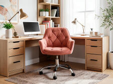 Кресло компьютерное SIGNAL Q-190 Velvet Bluvel 52 античный розовый