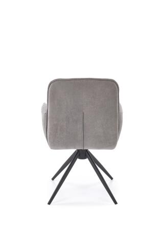 Стул HALMAR K574 серый/черный, поворотный