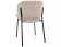 Стул SIGNAL KISO Noelle 30 бежевый/черный