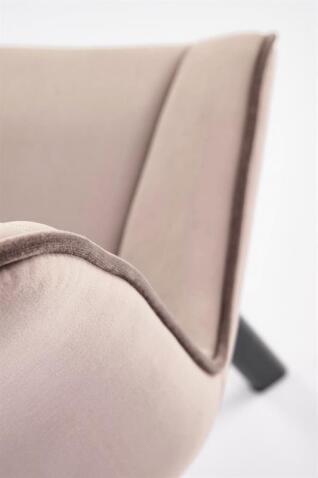 Стул HALMAR K520 бежевый/черный, поворотный