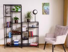 Стеллаж SIGNAL COSTA A черный 178/70