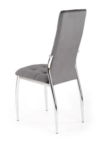 Стул HALMAR K416 серый/хром
