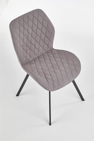 Стул HALMAR K360 серый/черный