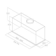 Вытяжка ELICA LANE SENSOR IX/A/72