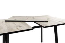 Стол ВВР Миллер бискайская сосна/черный №3, Пластик 120-160/80