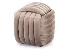 Пуф SIGNAL BRUNI Velvet темно-бежевый