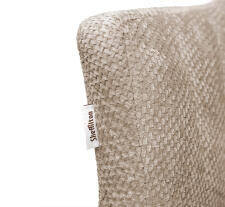 Стул полубарный Sheffilton SHT-ST42-1/S148-1 милк/черный муар/золотой