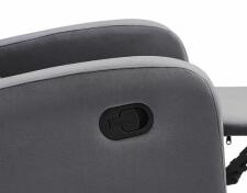 Кресло SIGNAL MARS Velvet Bluvel 14 раскладное, серый