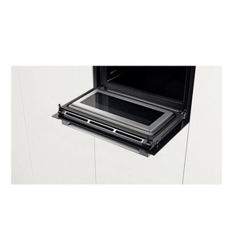 Духовой шкаф BOSCH компактный с СВЧ CMG633BS1