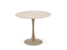 Стол обеденный HALMAR TOLIO травертин/кашемир 90