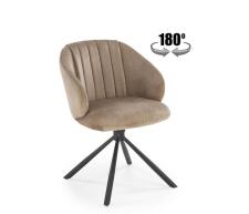 Стул HALMAR K533 капучино/черный, поворотный Стул HALMAR K533 капучино/черный, поворотный