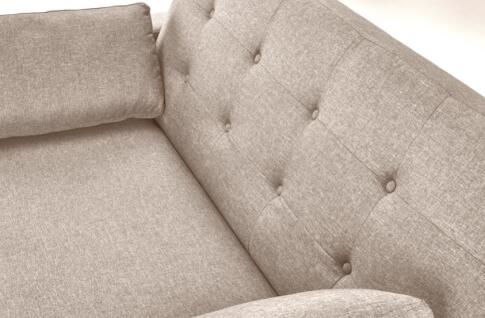 Диван HALMAR PAULINIO раскладной, бежевый