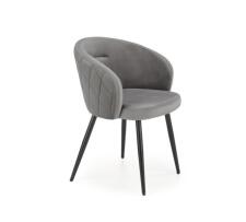 Стул HALMAR K430 серый/черный