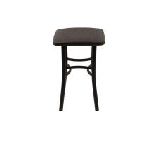 Табурет ВВР Квадрат бурый/черный, рогожка