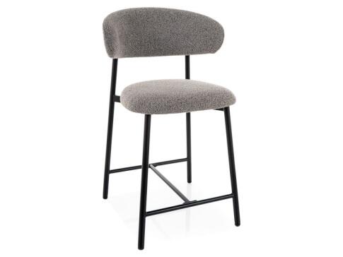 Стул барный SIGNAL ELTON H-2 t.232 серый/черный