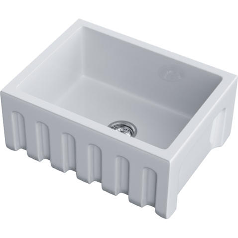 Кухонная мойка из керамики Omoikiri Mikura 61-WH Glossy Natceramic/белый