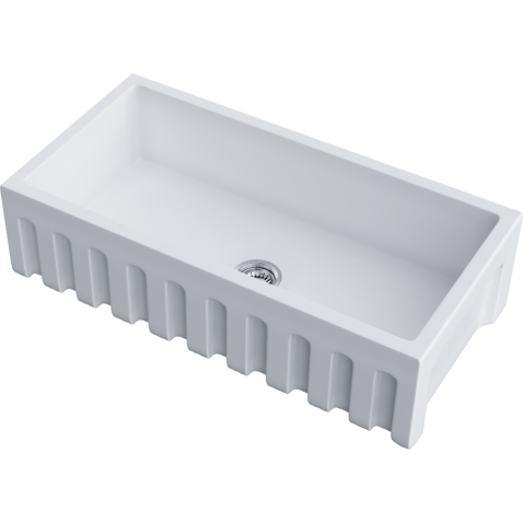 Кухонная мойка из керамики Omoikiri Mikura 91-WH Natceramic/белый