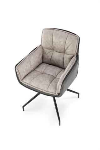 Стул HALMAR K523 серый/черный