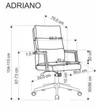 Кресло компьютерное HALMAR ADRIANO оливковый