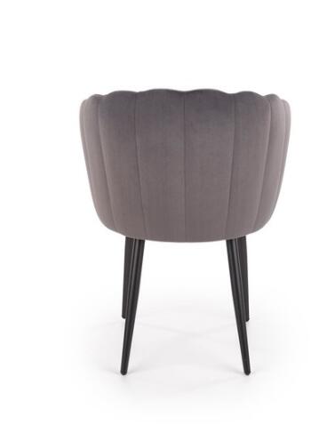 Стул HALMAR K386 серый/черный