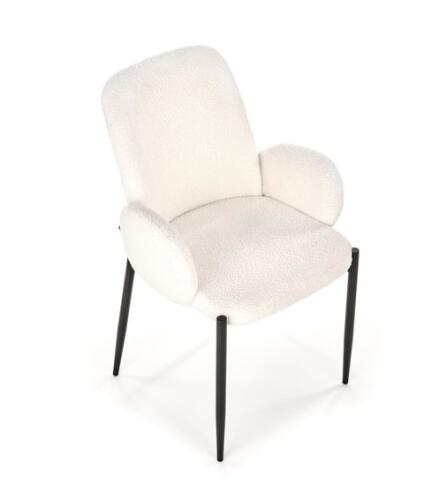 Стул HALMAR K477 кремовый/черный