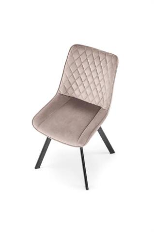 Стул HALMAR K520 бежевый/черный, поворотный