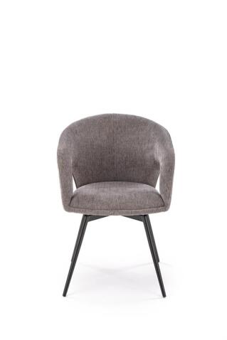 Стул HALMAR K550 серый/черный