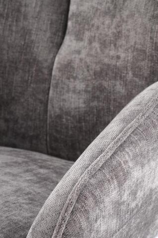 Стул HALMAR K553 серый/черный, поворотный