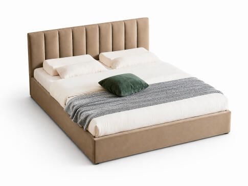 Кровать SIGNAL MONTREAL Velvet Bluvel 28 бежевый, 160/200