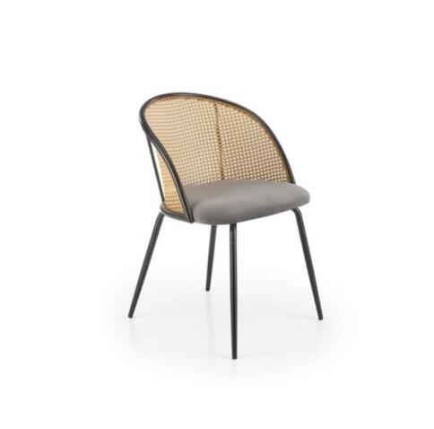 Стул HALMAR K508 серый/черный