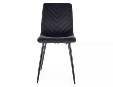 Стул SIGNAL DAREN Velvet Bluvel 19 черный/черный