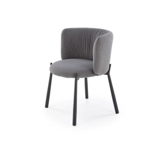 Стул HALMAR K531 серый/черный