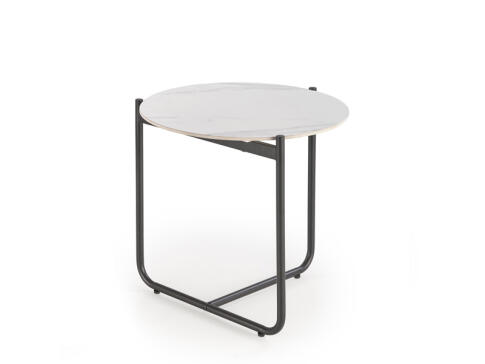 Стол журнальный HALMAR ACUNA S белый мрамор