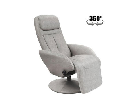 Кресло HALMAR OPTIMA 2 серый/серый