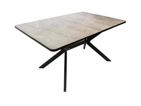 Стол ВВР Миллер Каспий бронзовый/черный №7, пластик 120-160/80