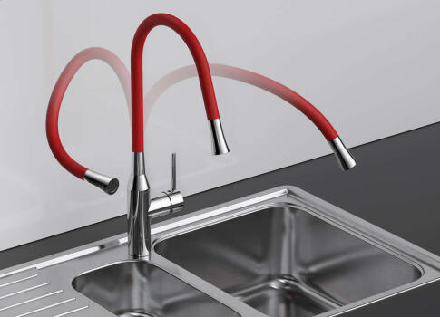 Смеситель для кухни Omoikiri Yatomi BN R нержавеющая сталь