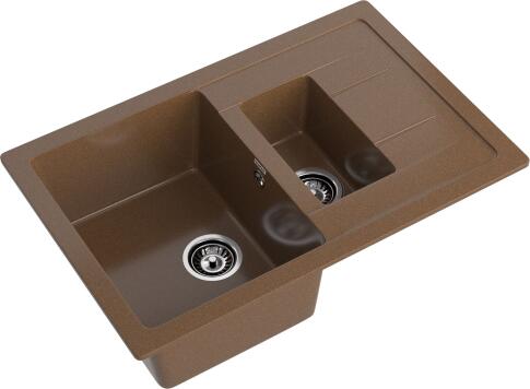 Кухонная мойка GRANFEST QUADRO Q-775KL терракот
