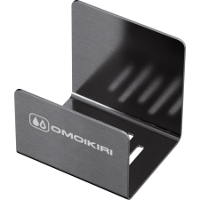 Держатель для губки Omoikiri SH-01-GM нерж.сталь/вороненая сталь