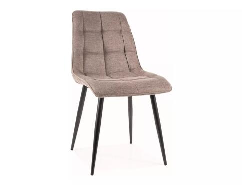 Стул SIGNAL CHIC Brego 34 бежевый/черный