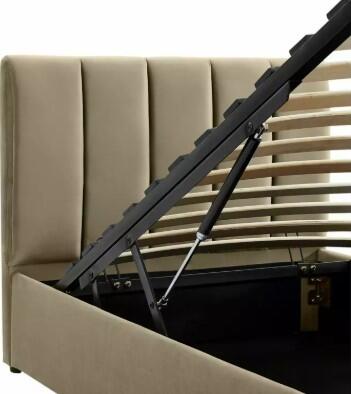 Кровать SIGNAL MONTREAL Velvet Bluvel 28 бежевый, 90/200